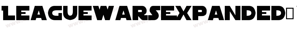 LeagueWarsExpanded-vM39字体转换