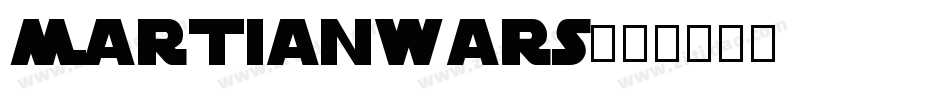 MartianWars字体转换