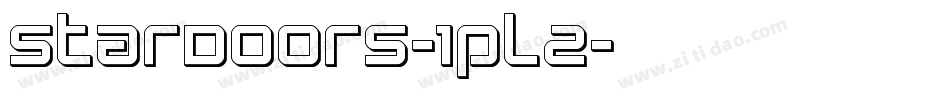 StarDoors-1pl2字体转换