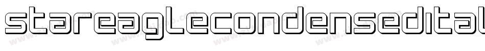 StarEagleCondensedItalic-l6WD字体转换
