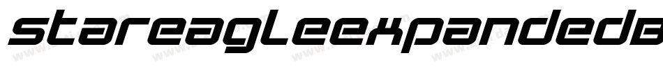 StarEagleExpandedBoldItalic-R6zV字体转换