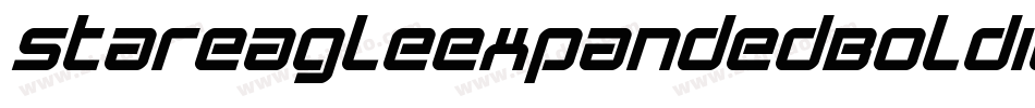 StarEagleExpandedBoldItalic-R6zV字体转换