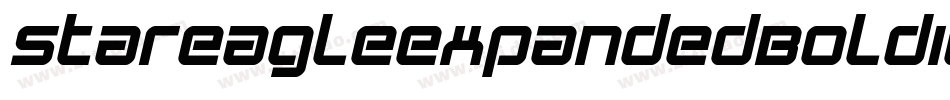 StarEagleExpandedBoldItalic-R6zV字体转换