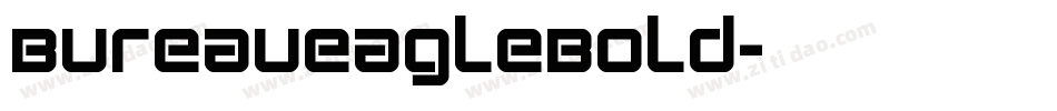 BureauEagleBold字体转换