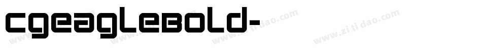 CgEagleBold字体转换