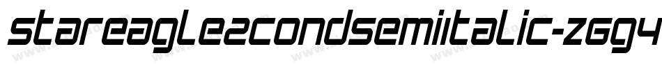 StarEagle2CondSemiItalic-z6g4字体转换