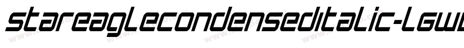 StarEagleCondensedItalic-l6WD字体转换