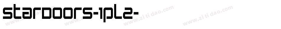 StarDoors-1pl2字体转换