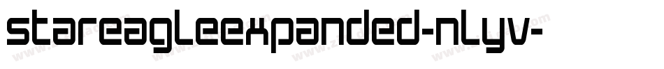 StarEagleExpanded-nlyV字体转换