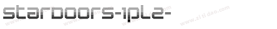 StarDoors-1pl2字体转换