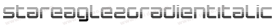 StarEagle2GradientItalic-qG65字体转换 StarEagle2GradientItalic-qG65字体转换