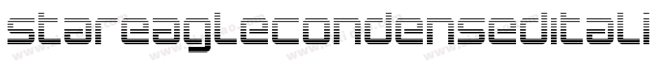 StarEagleCondensedItalic-l6WD字体转换