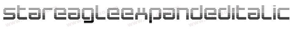 StarEagleExpandedItalic-BEgB字体转换