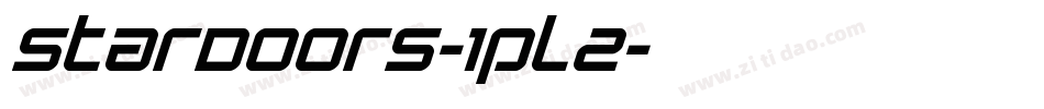 StarDoors-1pl2字体转换
