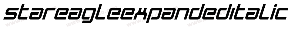 StarEagleExpandedItalic-BEgB字体转换