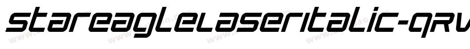 StarEagleLaserItalic-qRVd字体转换