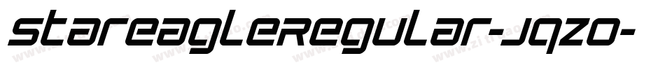 StarEagleRegular-Jqzo字体转换 StarEagleRegular-Jqzo字体转换