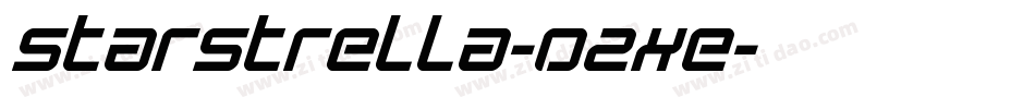 StarStrella-O2Xe字体转换