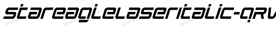 StarEagleLaserItalic-qRVd字体转换