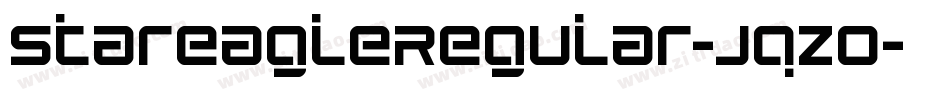 StarEagleRegular-Jqzo字体转换 StarEagleRegular-Jqzo字体转换