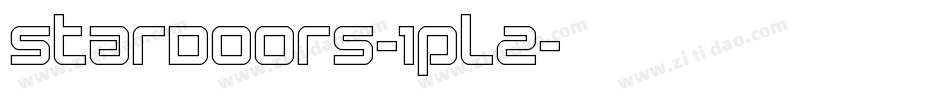 StarDoors-1pl2字体转换