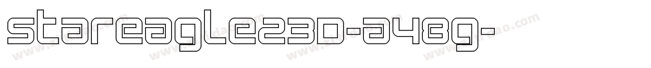 StarEagle23D-a48g字体转换 StarEagle23D-a48g字体转换
