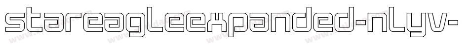 StarEagleExpanded-nlyV字体转换