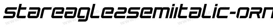 StarEagle2SemiItalic-ORnp字体转换 StarEagle2SemiItalic-ORnp字体转换