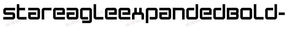 StarEagleExpandedBold-1KL0字体转换
