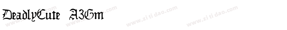 DeadlyCute-A3Gm字体转换