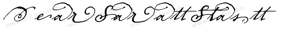 DearSarah-Swash字体转换