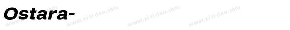 Ostara字体转换