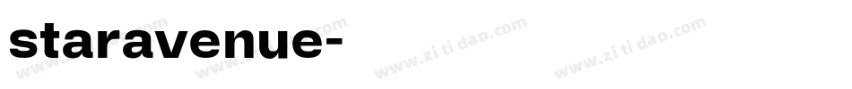 staravenue字体转换