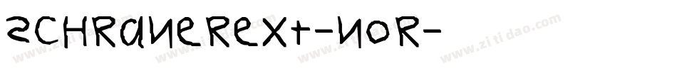 SchranerExt-Nor字体转换