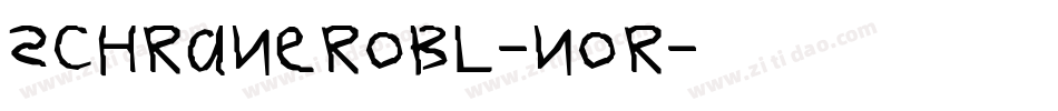 SchranerObl-Nor字体转换