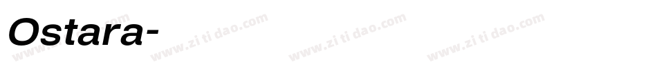Ostara字体转换