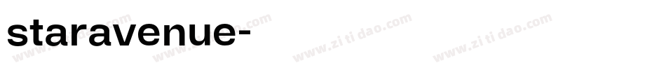 staravenue字体转换