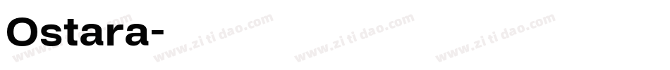 Ostara字体转换