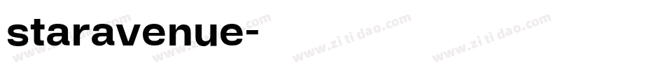 staravenue字体转换