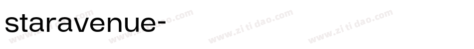 staravenue字体转换