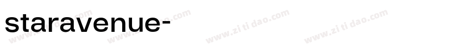 staravenue字体转换