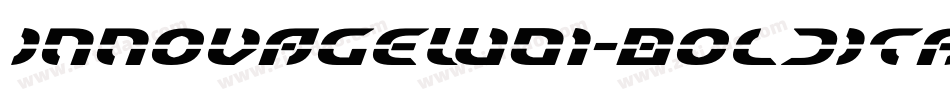 InnovageW01-BoldItal字体转换