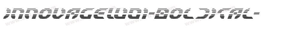 InnovageW01-BoldItal字体转换