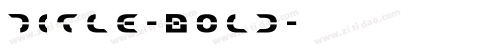 Title-Bold字体转换