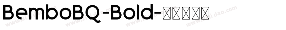 BemboBQ-Bold字体转换