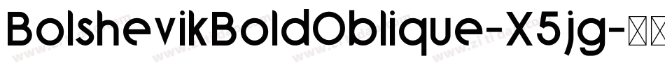 BolshevikBoldOblique-X5jg字体转换