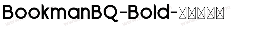 BookmanBQ-Bold字体转换