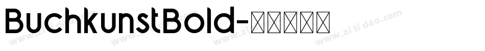 BuchkunstBold字体转换