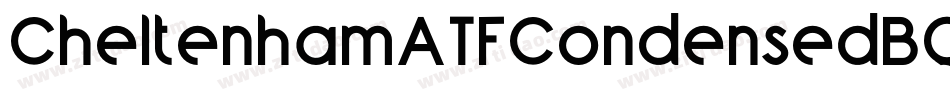 CheltenhamATFCondensedBQ-Bold字体转换