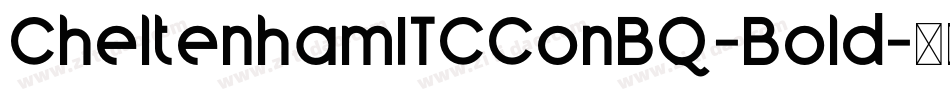 CheltenhamITCConBQ-Bold字体转换